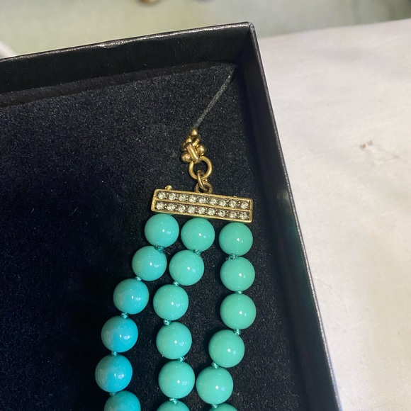 Heidi Daus Green and Gold Beaded Necklace - Picture 5 of 16